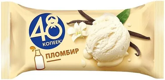 Сладолед 48 Koopek Plombir Ванилия 400Мл-