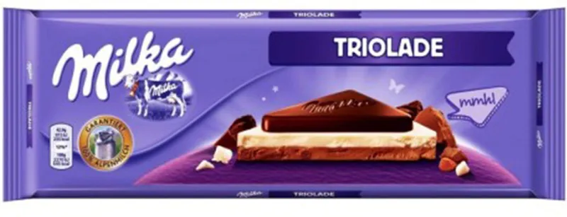 Шоколад Milka Криспи Триоладе 280 Гр-