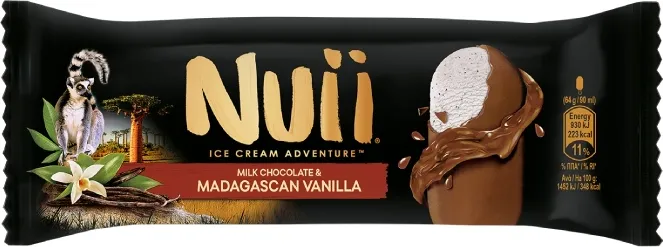 Сладолед Nuii Мадагаскар Ванилия 64Гр-