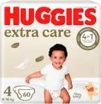 Пелени Huggies Extra Care Размер 4 8-16Кг 60Бр-