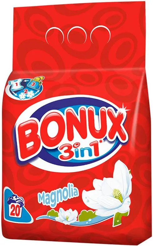 Прах за Пране Bonux Magnolia 2Кг Плик-