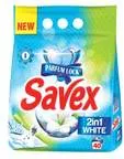 Прах за Пране Savex 2в1 White 4Кг 40Пранета-