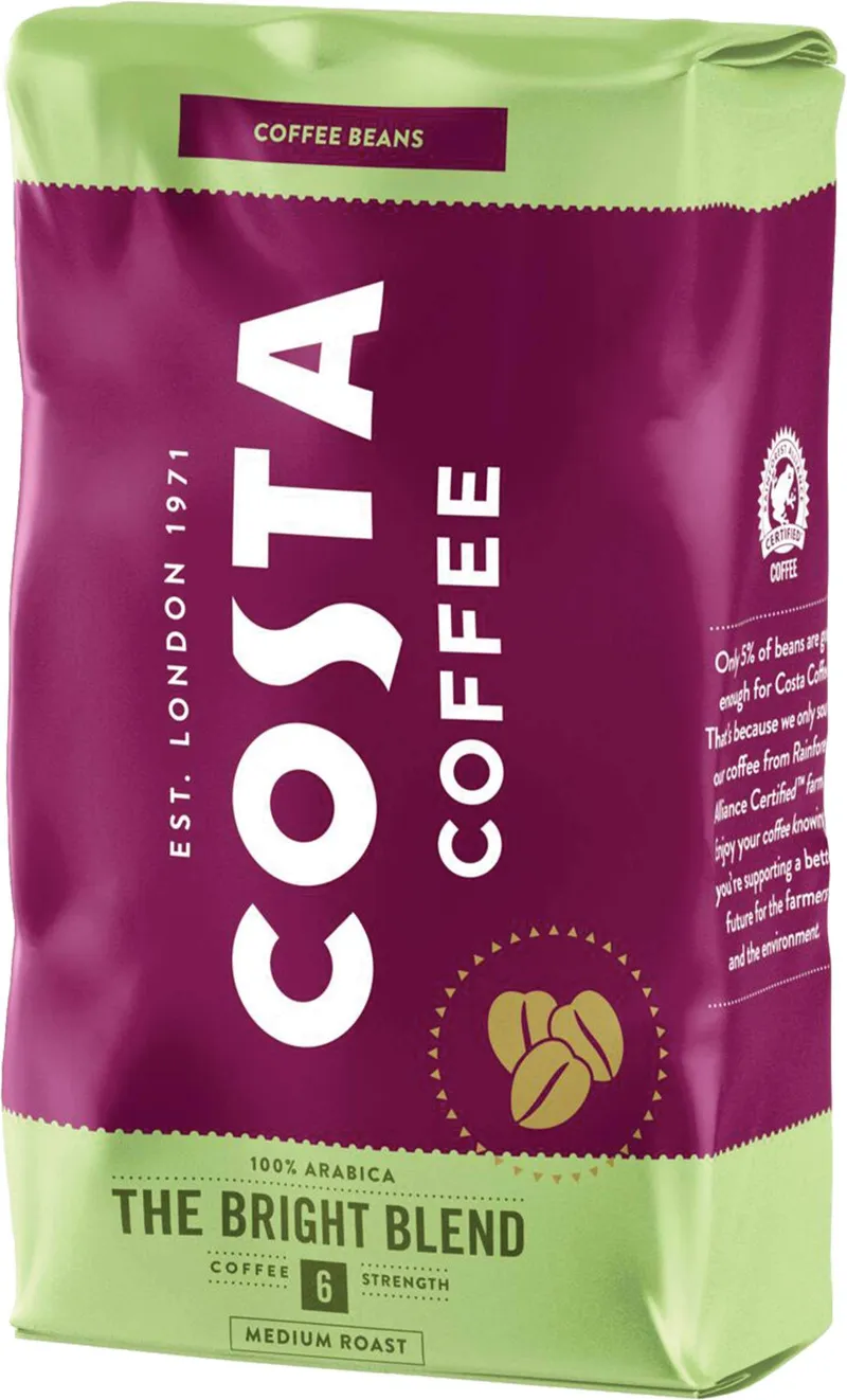 Кафе Costa 100% Arabica 1 Кг Зърна-