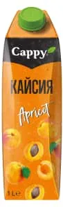 Напитка Плодова Cappy Кайсия 35% 1 Л Тетрапак-