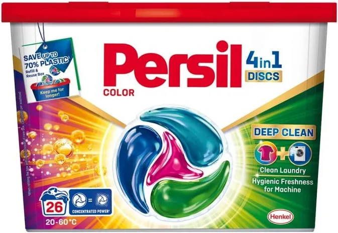 Persil Discs Color Deep Clean Капсули за пране 4 в 1 х 26 бр