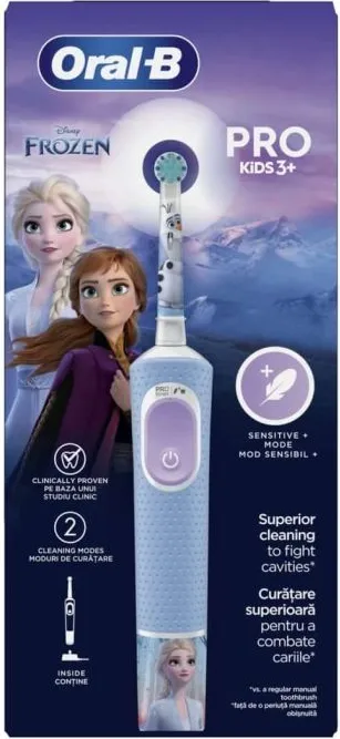 Oral-B Vitality D100 Frozen Електрическа четка за зъби за деца 3+ години