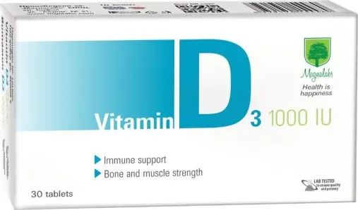 Vitamin D3 1000 IU х 30 таблетки Magnalabs