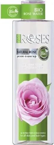 Nature of Agiva Roses Био розова вода с овлажняващ и почистващ ефект 200 мл