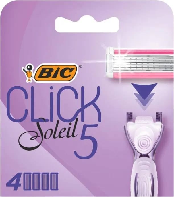 BIC Click Soleil 5 Резервни ножчета  за самобръсначка за жени х 4 бр