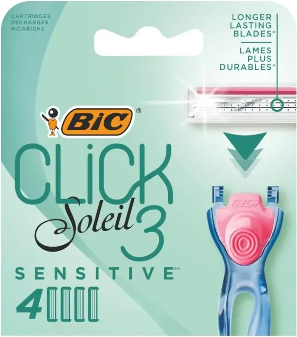 BIC Click Soleil 3 Sensitive Резервни ножчета х 4 бр