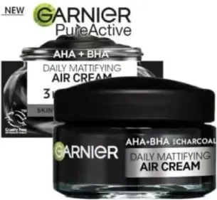 Garnier Pure Active Charcoal Air Матиращ гел-крем срещу несъвършенства 50 мл