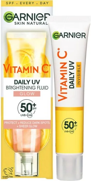 Garnier Дневен слънцезащитен флуид с витамин С SPF50+ 40 мл