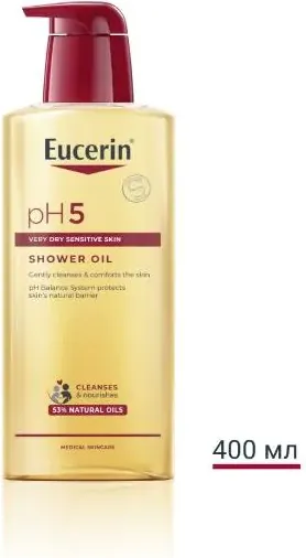 Eucerin pH5 Душ-олио за суха и чувствителна кожа 400 мл