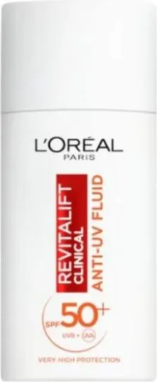 L’Oreal Revitalift Clinical Anti-UV Fluid Хидратиращ UV флуид за лице с витамин С SPF 50 50 мл