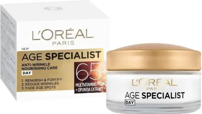 L’Oreal Age Specialist 65+ Подхранващ дневен крем за лице против бръчки 50 мл