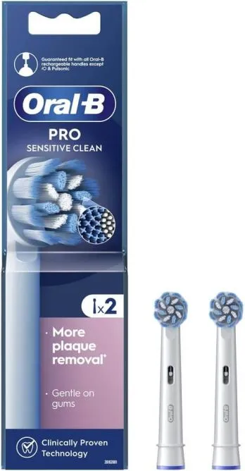 Oral-B Pro Sensitive Clean Накрайник за електрическа четка за зъби х 2 броя