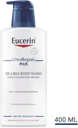 Eucerin Urea Repair Original Измиващ флуид за тяло за суха кожа 5% урея 400 мл