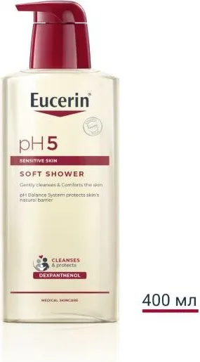 Eucerin pH5 Нежен измиващ душ-гел 400 мл