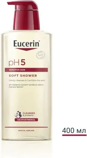 Eucerin pH5 Нежен измиващ душ-гел 400 мл