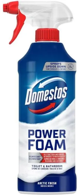 Domestos Power Foam Arctic Fresh Почистваща пяна 435 мл