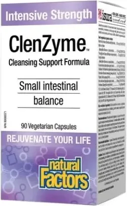 Natural Factors Clenzyme Кандида Ензимна формула за добро храносмилане 90 капсули