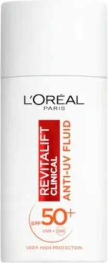 L’Oreal Revitalift Clinical Anti-UV Fluid Хидратиращ UV флуид за лице с витамин С SPF 50 50 мл