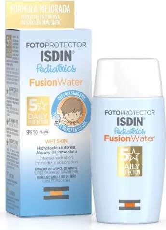 ISDIN Fotoprotector Pediatrics Fusion Water Слънцезащитен крем за лице за деца SPF50 50 мл