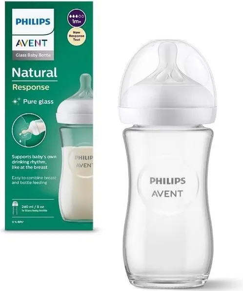 Avent Natural Response Шише с биберон 1М+ 240 мл