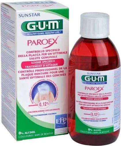 GUM Paroex Вода за уста 0.12% 300 мл