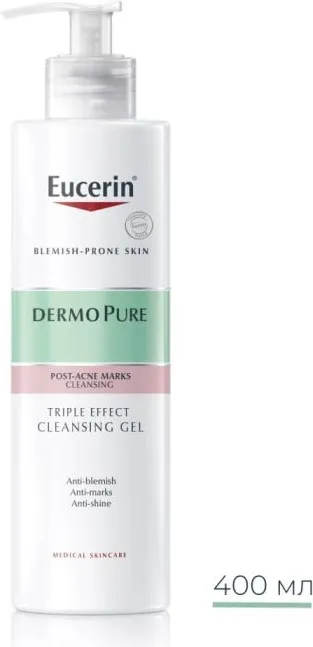 Eucerin Dermopure Измиващ гел с тройно действие 400 мл