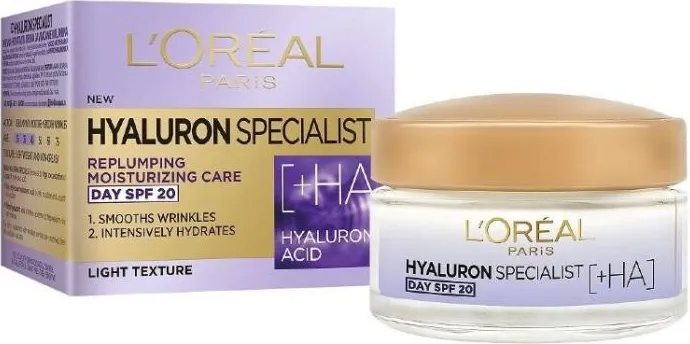 L’Oreal Hyaluron Specialist Дневен крем за лице с хиалуронова киселина SPF20 50 мл