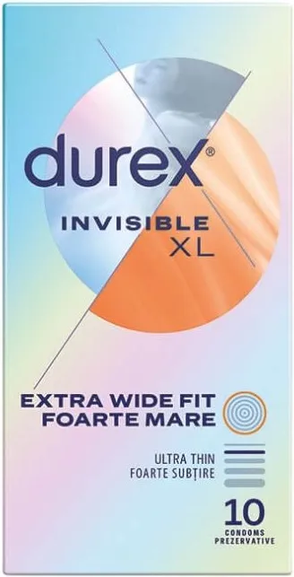 Durex Invisible XL презервативи 10 бр