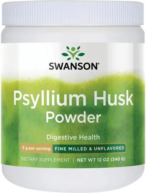 Swanson Psyllium Husk Люспи от Псилиум на прах 340 г