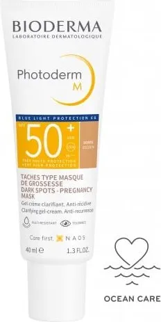 Bioderma Photoderm M Слънцезащитен оцветен крем при пигментации SPF50+ Златист нюанс 40 мл