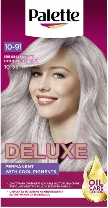 Palette Deluxe 10-55 Dusty Cool Blond Крем Боя Русо Schwarzkopf