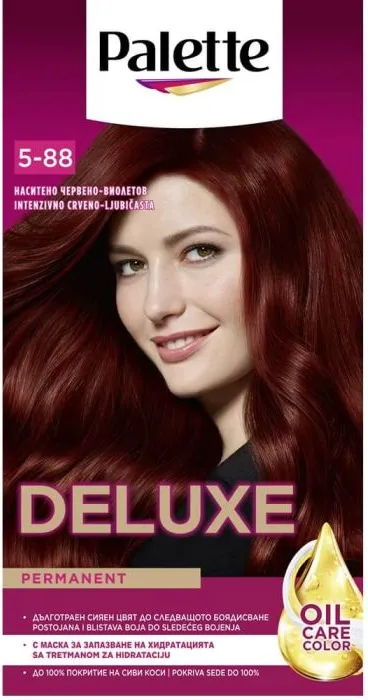 Palette Deluxe 5-88 Intensive Red Violet Крем Боя Интензивно Червено Schwarzkopf