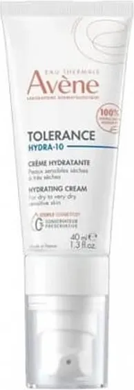 Avene Tolerance Hydra 10 Хидратиращ крем за лице за суха и чувствителна кожа 40 мл