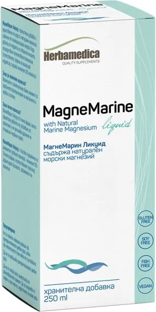 Herbamedica Magne Marine Liquid Натурален морски магнезий 250 мл