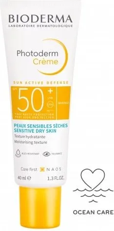 Bioderma Photoderm Creme Слънцезащитен крем за чувствителна суха кожа SPF50+ 40 мл