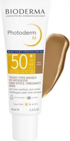 Bioderma Photoderm M Слънцезащитен оцветен крем при пигментации SPF50+ Тъмен нюанс 40 мл