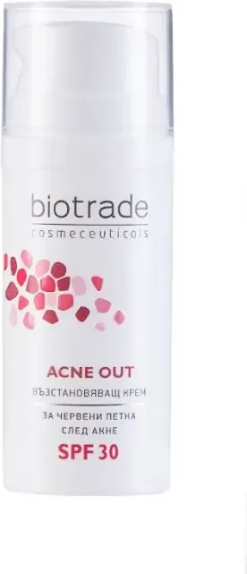 Biotrade Acne Out Възстановяващ крем против несъвършенства SPF30 30 мл