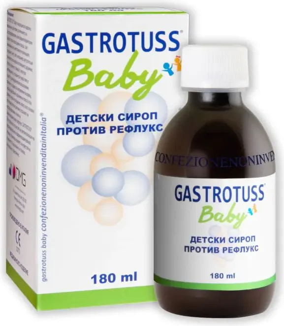 Gastrotuss Baby Детски сироп против рефлукс 180 мл DMG Italia