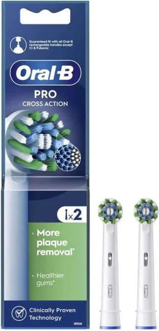 Oral-B Cross Action Накрайници за електрическа четка за зъби х 2 броя