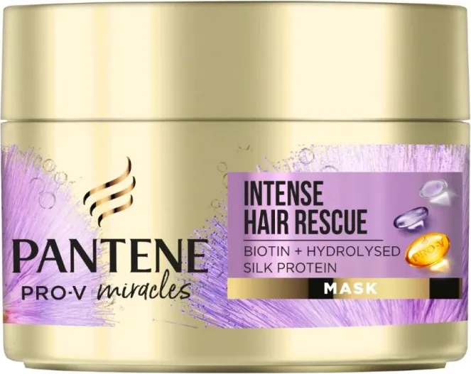 Pantene Pro-V Miracles Silky & Glowing Маска с биотин и копринен протеин 160 мл