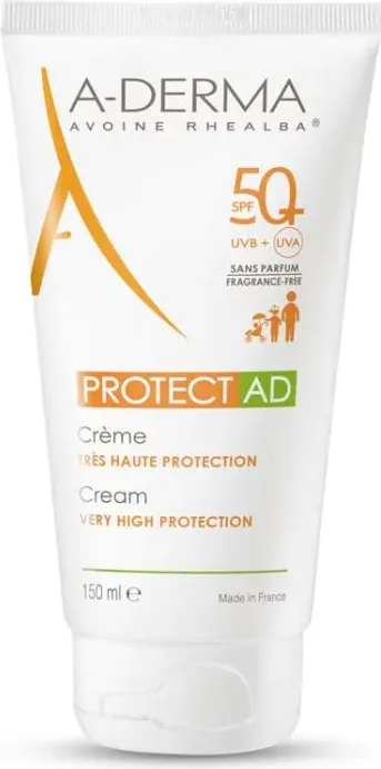 A-Derma Protect AD Слънцезащитен крем за суха кожа SPF50+ 150 мл