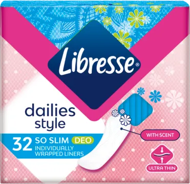 Libresse So Slim Deo Ежедневни дамски превръзки x32 бр