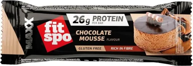 FITSPO Protein Bar Choco Mousse Протеинов бар MAXX Шоколадов мус 75 гр