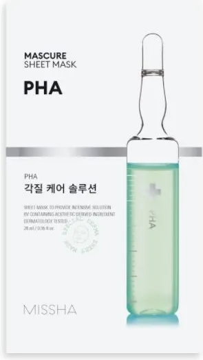 Missha Mascure Peeling Solution Пилинг шийт маска за лице с PHA 1 бр