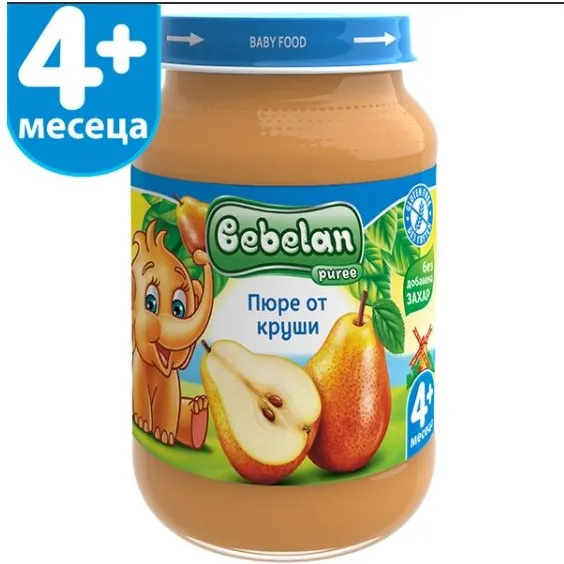 Bebelan Ovko Пюре от круши 4М+ 190 гр