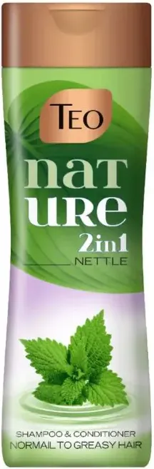 Teo Nature 2in1 Nettle Shampoo & Conditioner Шампоан и балсам за нормална към мазна коса 350 мл
